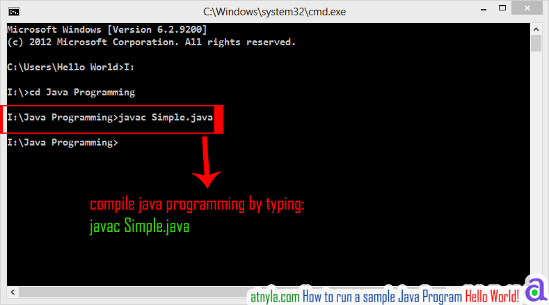 how to run a simple java program